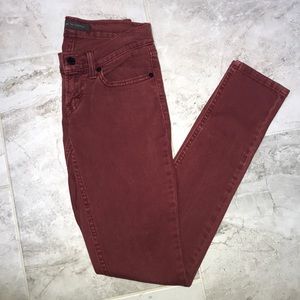 Levi’s red skinny jeans